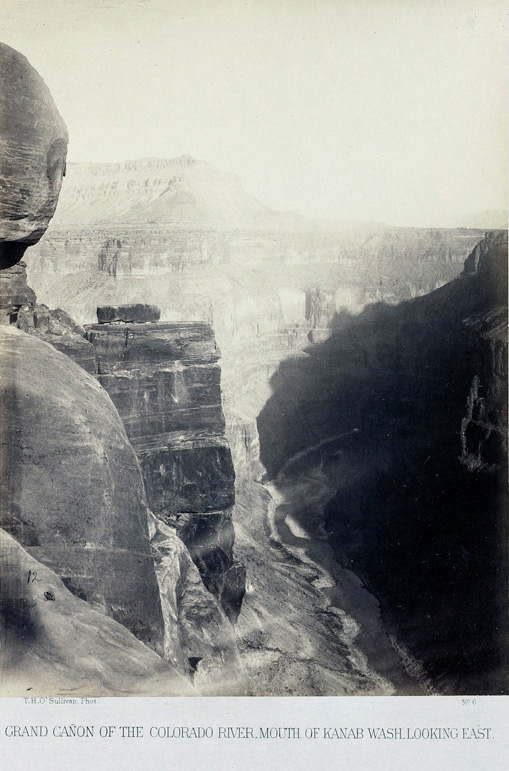 Steep narrow canyon